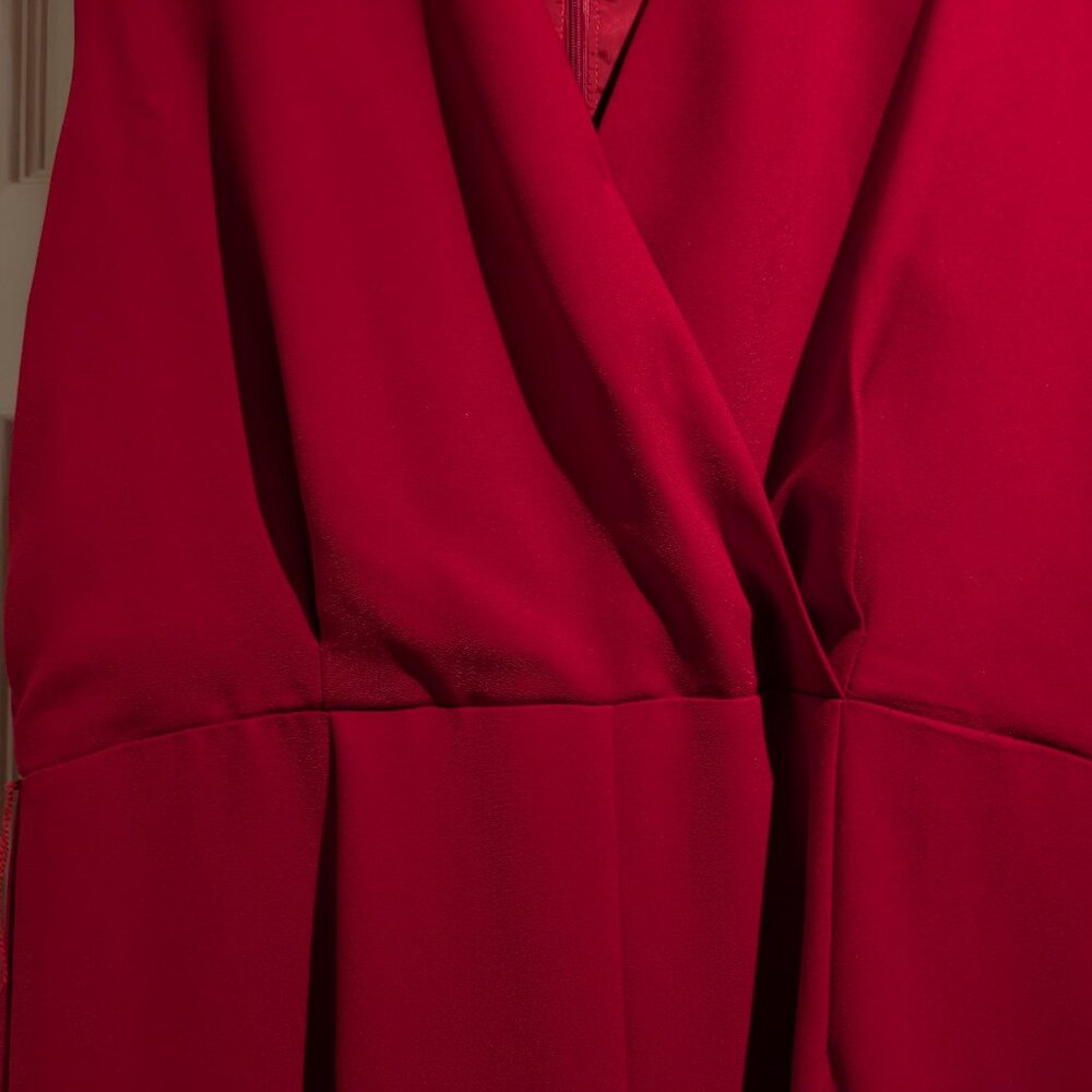 Beautiful Red Le Chateau Jumpsuit - Picture 3 of 7